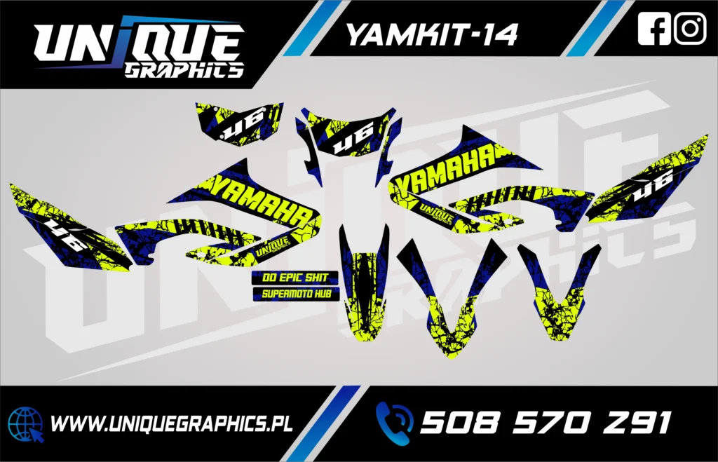 Okleina motocyklowa YAMAHA - YAM-659