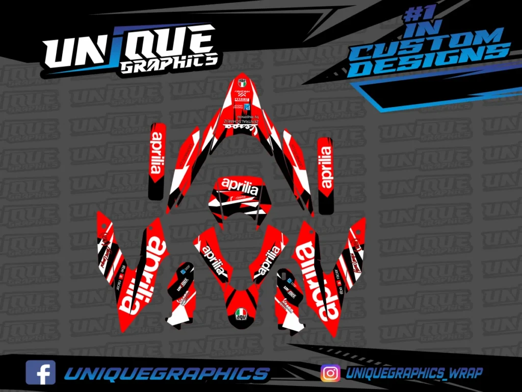 Okleina motocyklowa APRILIA - AP-08