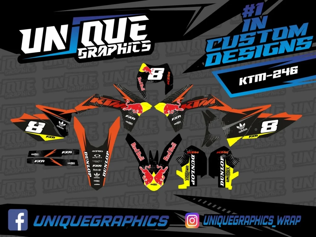Okleina motocyklowa KTM - KTM-246