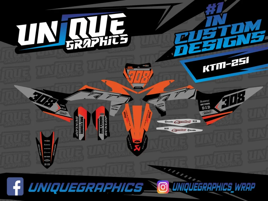 Okleina motocyklowa KTM - KTM-251