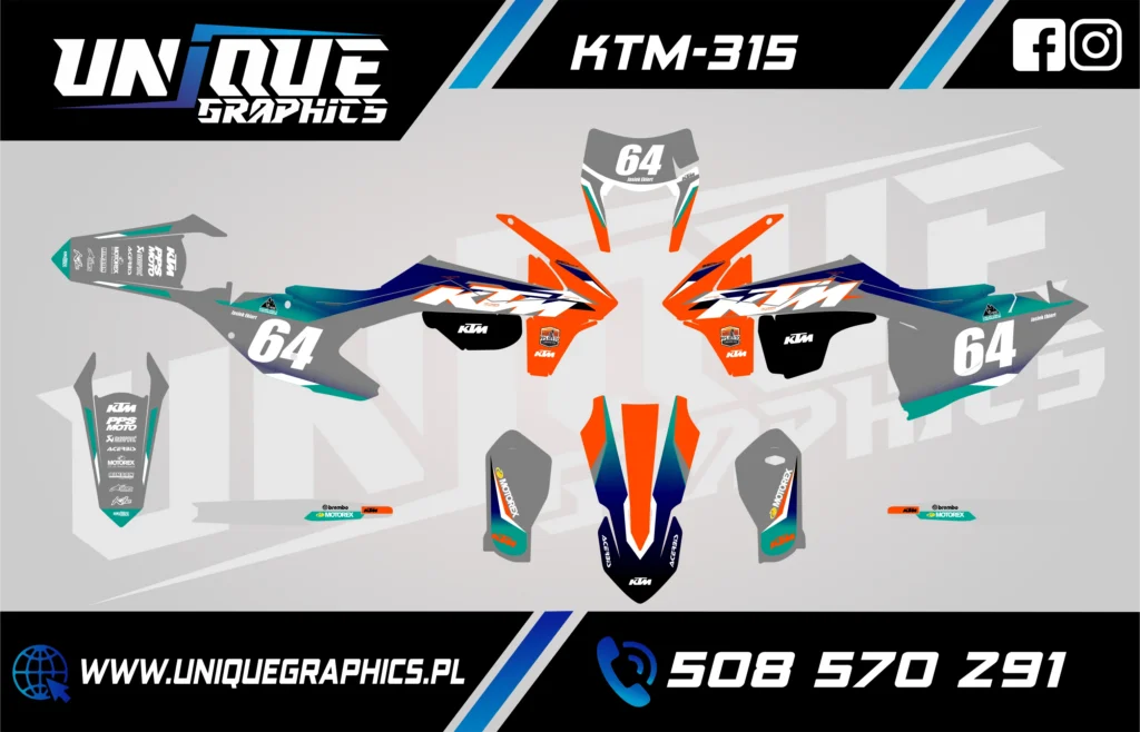 Okleina motocyklowa KTM - KTM-315
