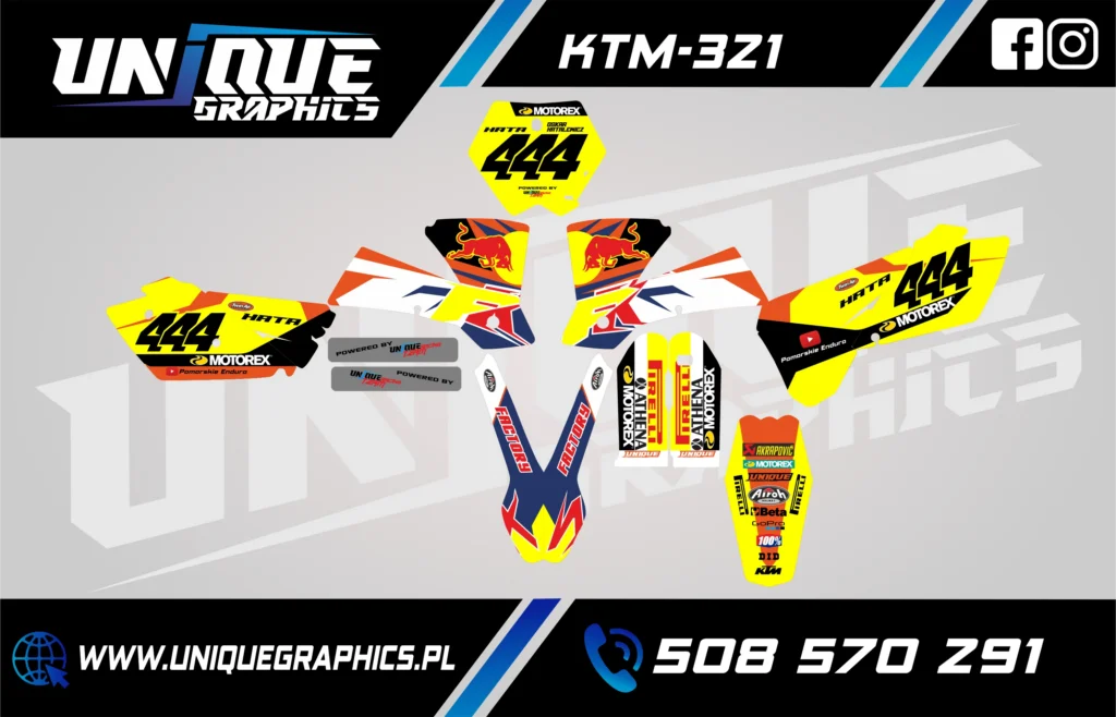 Okleina motocyklowa KTM - KTM-321