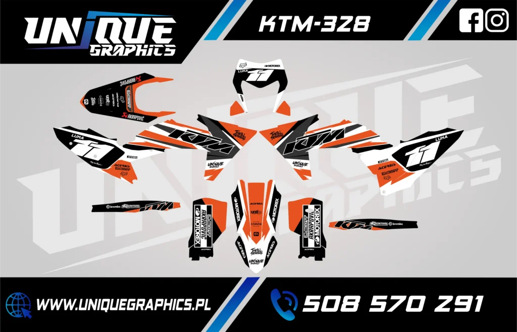 Okleina motocyklowa KTM - KTM-328