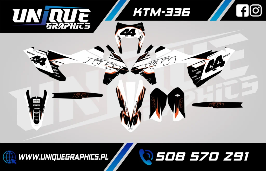 Okleina motocyklowa KTM - KTM-336